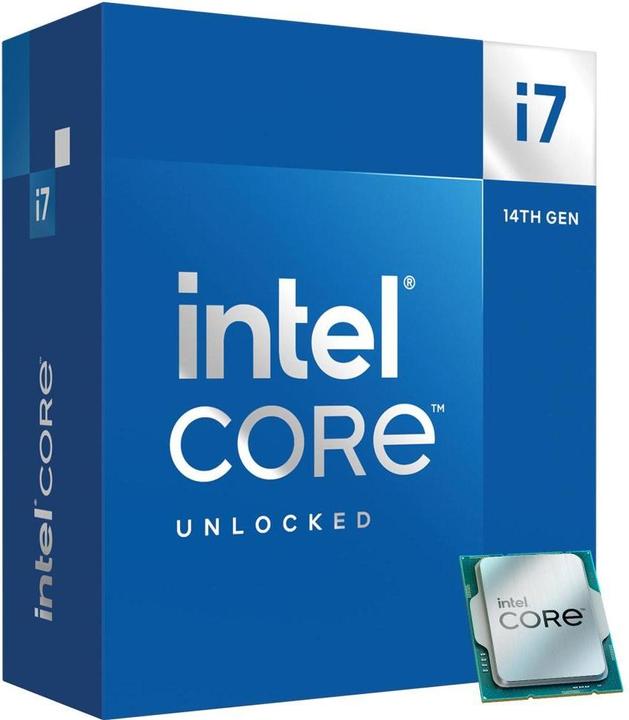 Produktbild Intel CPU CORE I7-14700K S1700 BOX/3.4G BX8071514700K S RN3X IN (LGA 1700, 3.40 GHz, 20 -Core)