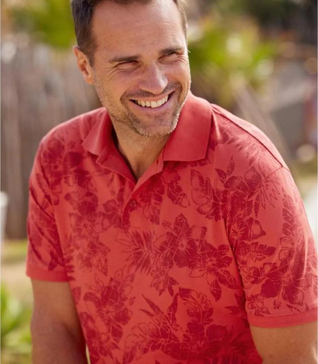 Actual product image Atlas For Men Maglietta Polo Stampato Uomo (5XL)