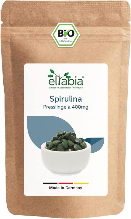 Actual product image Eltabia Organic spirulina tablets | Premium raw food quality (500 Piece, Pills)