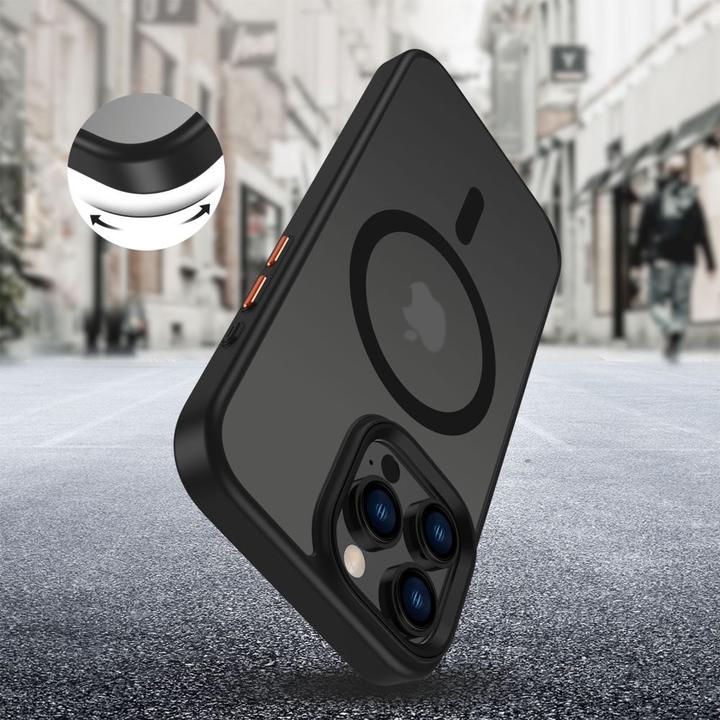 Produktbild Tech-Protect MagMat Magsafe 3er-Set iPhone 16 Hülle - Mattschwarz (Apple iPhone 16)