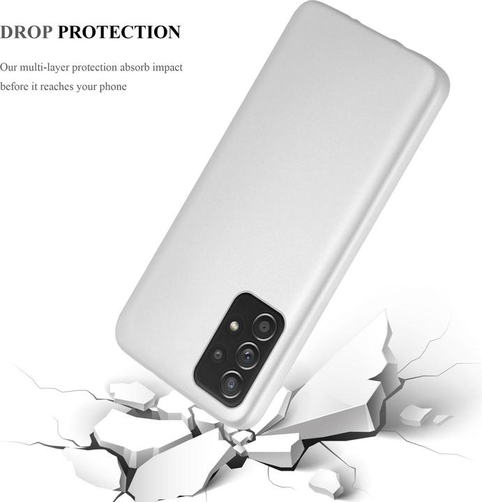 Produktbild Cadorabo TPU Matt Metallic Hülle (Samsung Galaxy A52, Samsung Galaxy A52s 5G, Samsung Galaxy A52 5G)