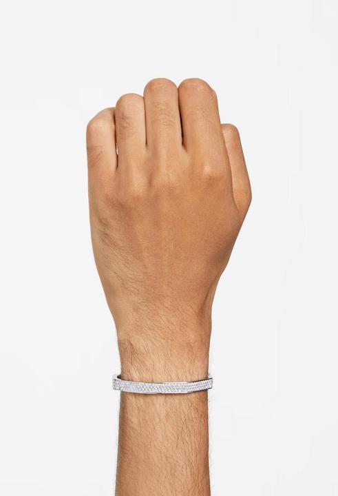 Produktbild Swarovski Dextera Armreif Achteckform Weiss (6 cm, Swarovski Metall)