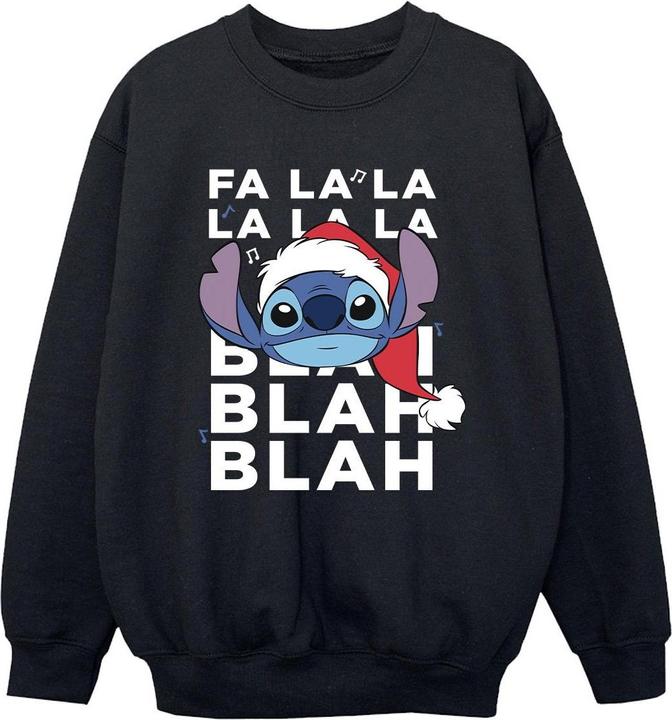 Produktbild Disney Lilo And Stitch Christmas Blah Blah Blah Sweatshirt Jungen (128)