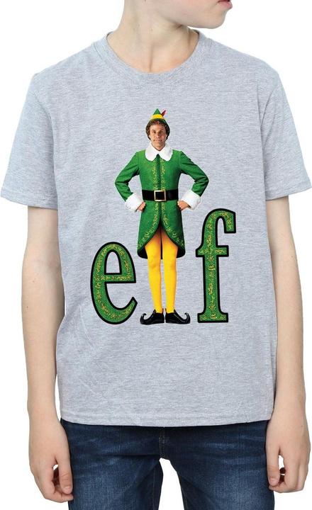Actual product image Elf Boys Buddy Logo T-Shirt (140, 146)