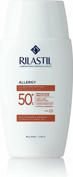 Image du produit Rilastil SUN SYSTEM allergy 100 ultrafluide SPF50+ 50 ml (Crème solaire visage, SPF 50+, 50 ml)