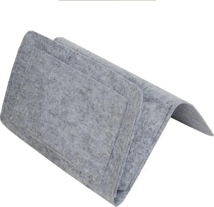 Alopini 1pc Filz Nachttisch Lagerung Tasche Beutel hängen Lagerung Veranstalter Bett Halter Taschen