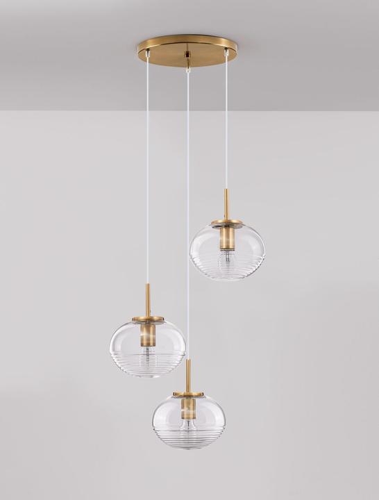 Image du produit Nova Luce MAEVE Suspension E27 triple or 180x30cm dimmable 9236755