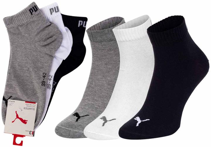 Image du produit Puma Unisexe Quarter Plain 3p (Lot de 3, 43 - 46)