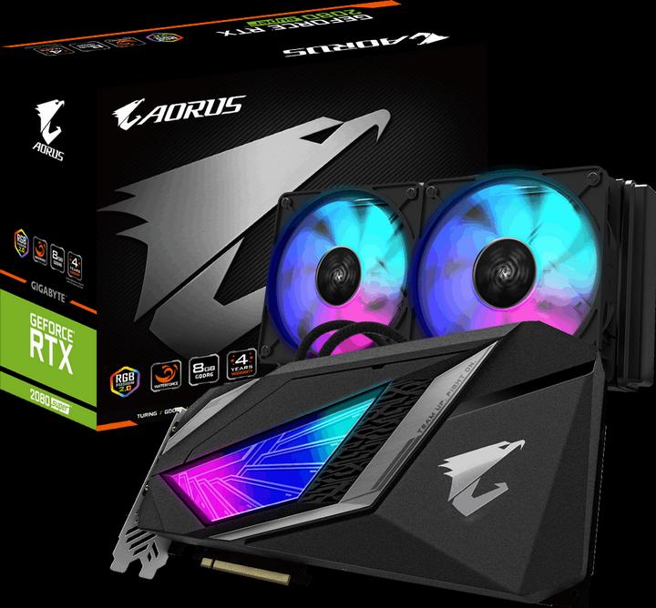 Actual product image Gigabyte Aorus GeForce RTX 2080S Waterforce (8 GB)
