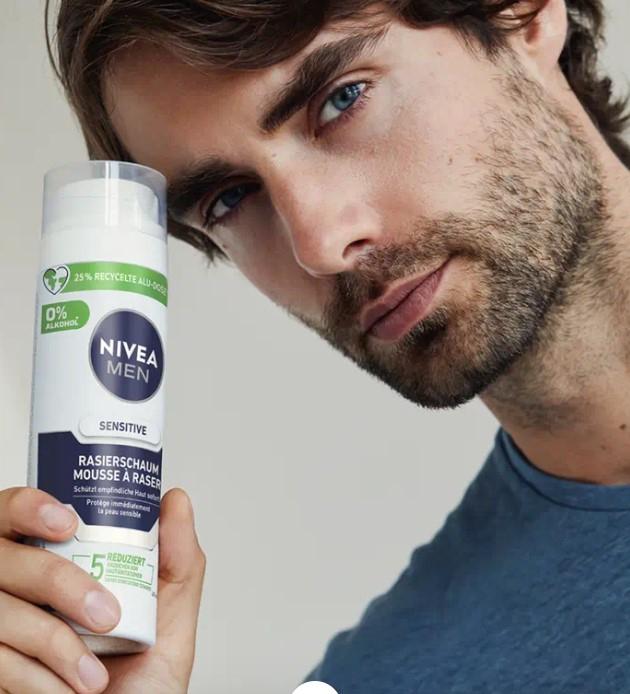 Produktbild NIVEA Sensitive Rasierschaum (200 ml, Rasierschaum)