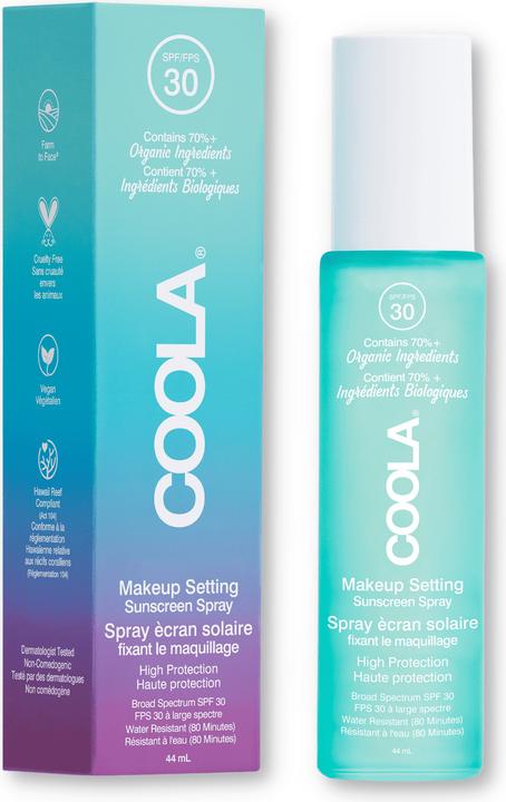 Coola Suncare Makeup Setting Spray (Sonnenspray, SPF 30, 50 ml)