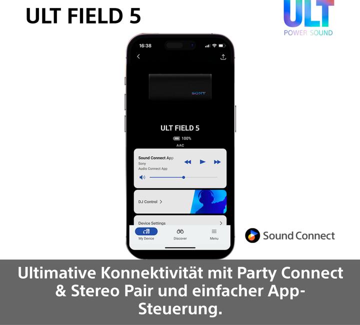 Immagine prodotto Sony ULT Field 5 (25 h, Batteria ricaricabile)
