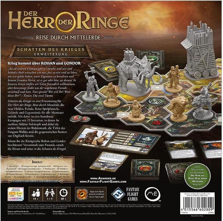 Image du produit FFG FFGD0180 - Schatten des Krieges - Jeu de société, pour 1-5 joueurs, à partir de 14 ans (DE (Allemand)