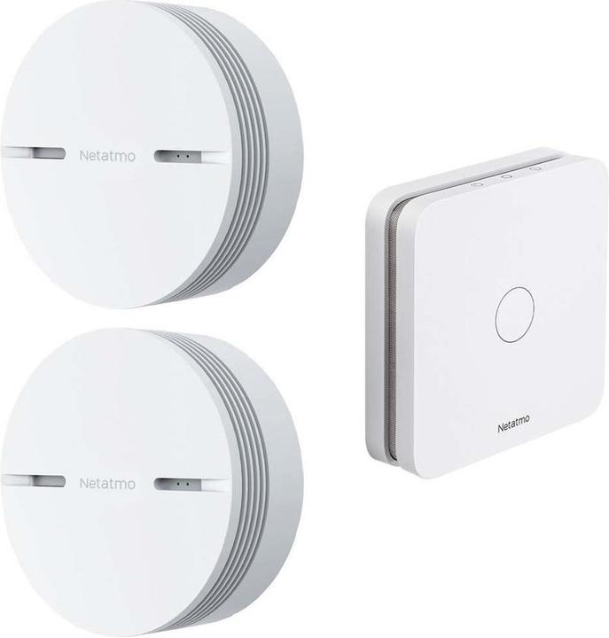 Netatmo 2 X Smart Smoke Detektor + Smart Co Reporter