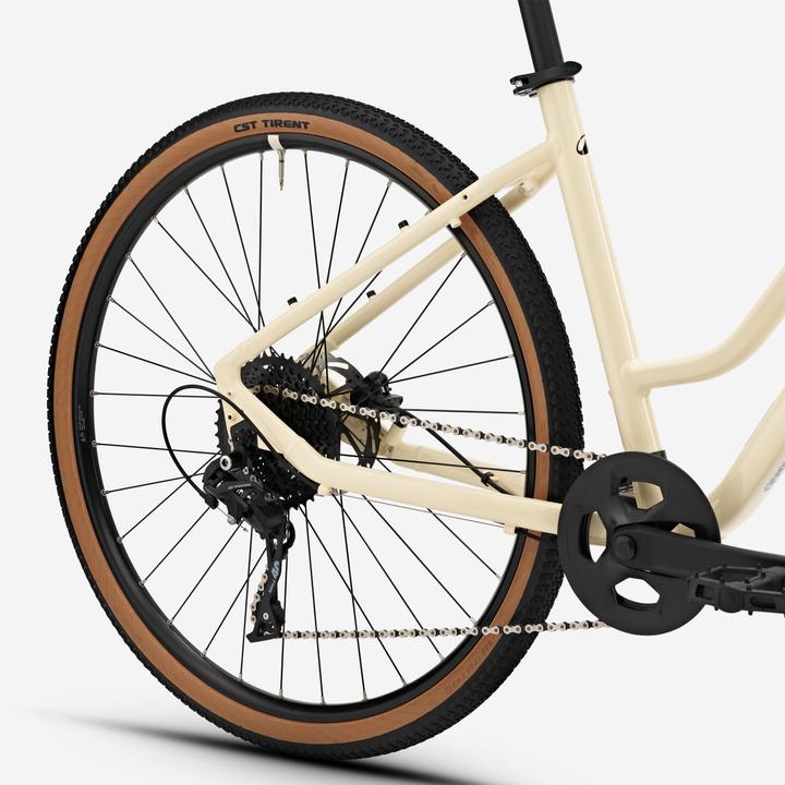 Produktbild Btwin Trekkingrad 28 Zoll Rockrider ACTV 500 LF gelb