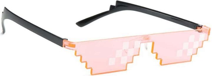 JTI Einzigartige Sonnenbrille - 8-Bit-Pixel - Pink