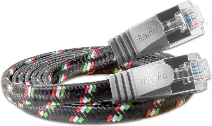 Immagine prodotto Wirewin Cavo di rete con rivestimento in nylon (STP, CAT6, 3 m)