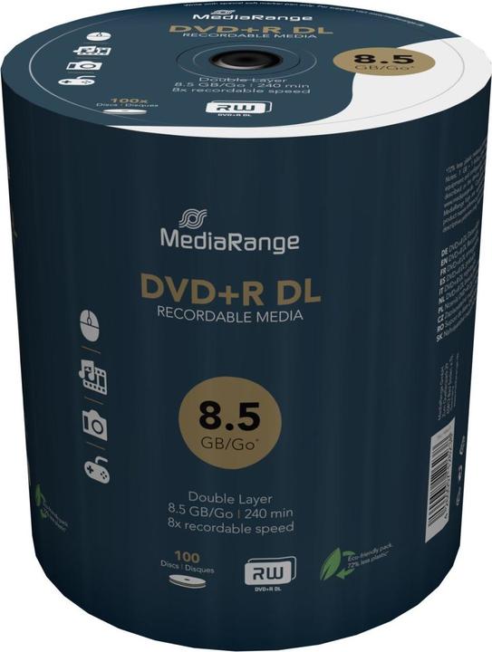 Actual product image MediaRange DVD+R 8.5GB Double Layer (100 x)