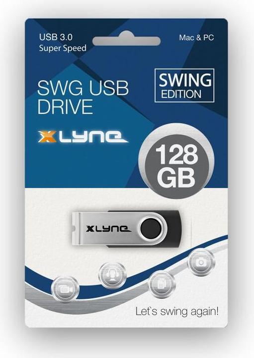 Produktbild Xlyne SWG USB-Stick 128 GB Schwarz 177534-2 USB 3.0 (128 GB, USB-A)