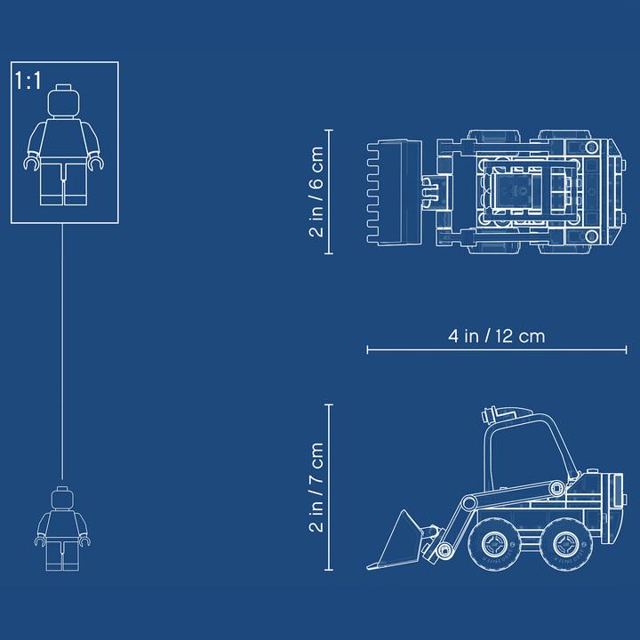 Actual product image LEGO Front loader (60219, LEGO City)