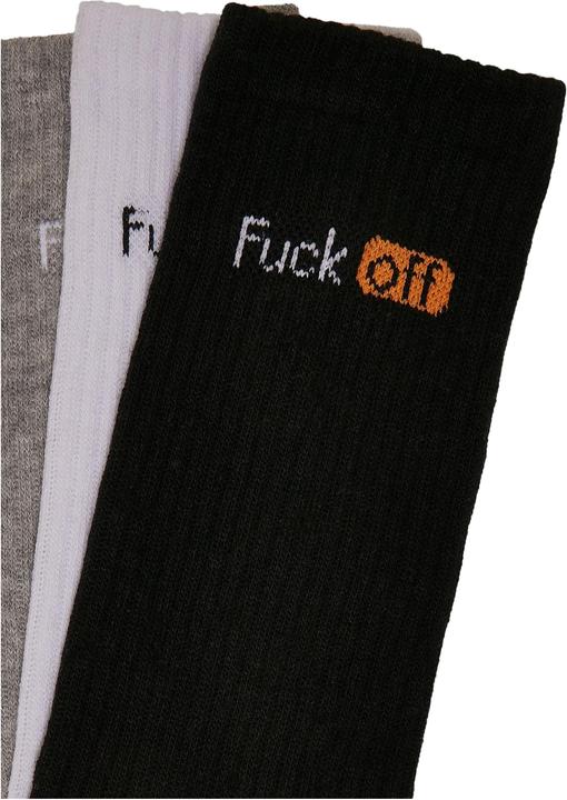 Immagine prodotto Mister Tee Calzini Fuck Off 3-Pack (confezione da 3, 35 - 38)