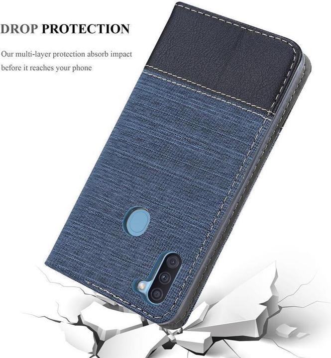 Actual product image Cadorabo Book Jeans Optics Cover (Samsung Galaxy A11)