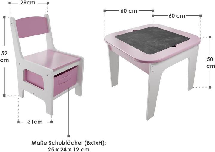 Produktbild Juskys Kindersitzgruppe Milou (Kindersitzgruppe)