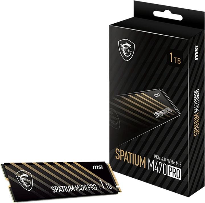 Actual product image MSI Spatium M470 Pro (1000 GB, M.2 2280)