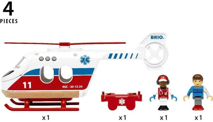 Actual product image Brio Rescue Helicopter