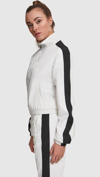 Image du produit Urban Classics Ladies Short Striped Crinkle Track Jacket (XL)