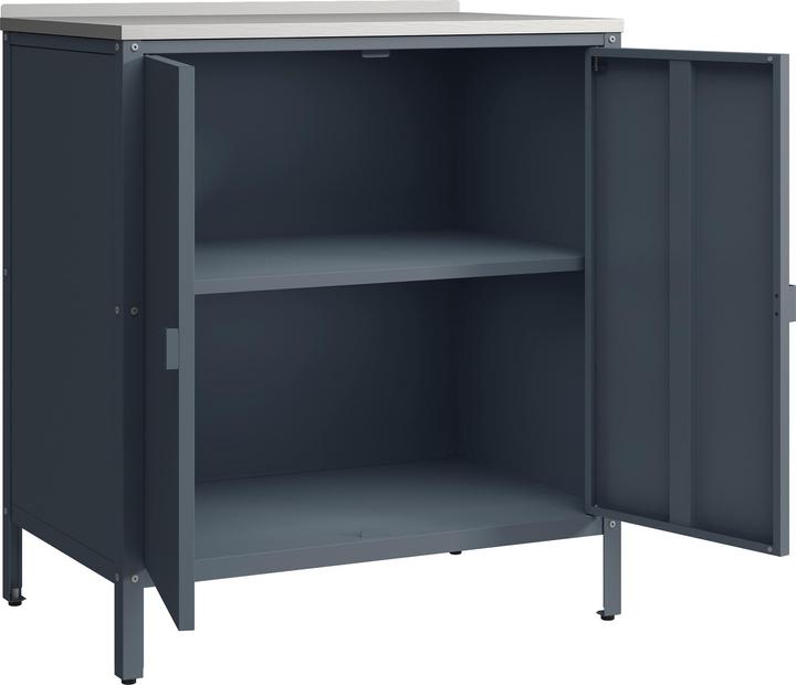 Image du produit Casa.Pro Outdoor Schrank Bolognano 92x80x50 cm Dunkelgrau, matt