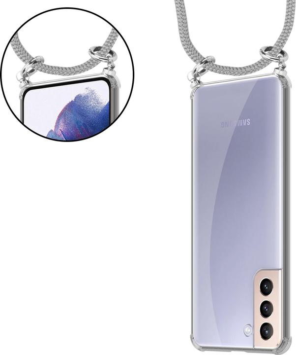 Produktbild Cadorabo TPU Handy Kette SILBER Cover