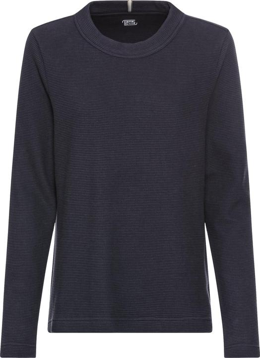 Camel Active Langarm Sweatshirt mit Waffelmuster