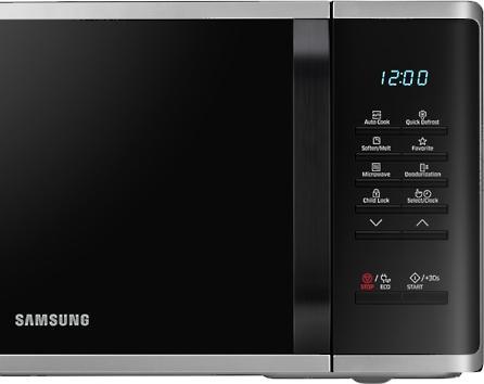 Image du produit Samsung MS23K3513AS Plan de travail Solo micro-ondes (23 l)