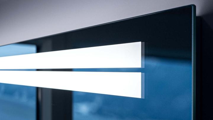 Image du produit Schneider ARANGALINE avec miroir chauffant miroir lumineux LED, avec prise de courant, 127x78x14cm