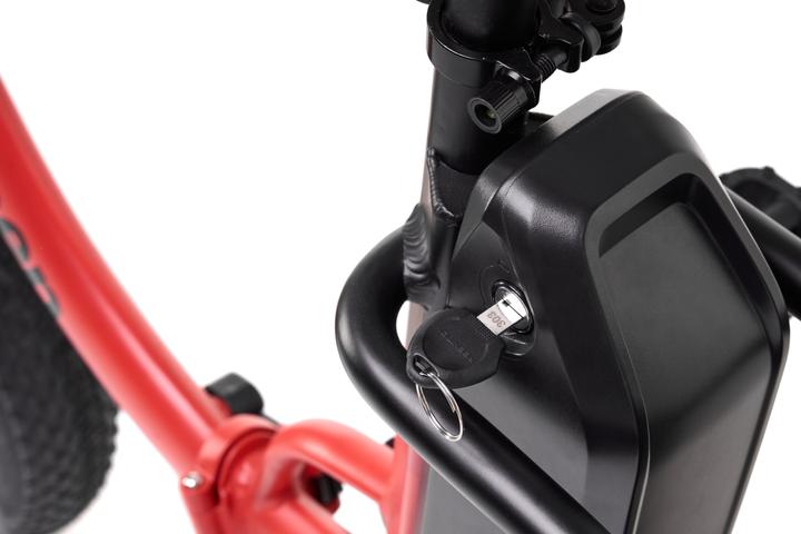Image du produit Jeep E-bikes Phoenix Noir/Rouge Aluminium Taille unique