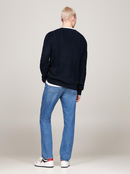 Image du produit Tommy Hilfiger Slim Fit Trui Gebreid - Donkerblauw - Maat L (L)