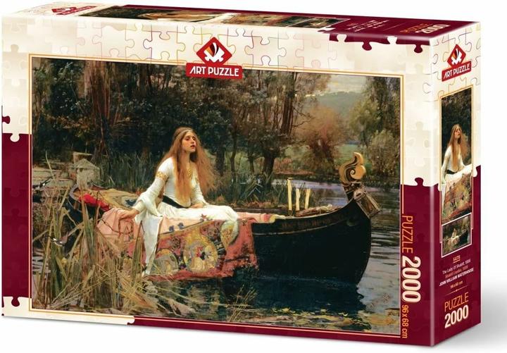 Lamberth Puzzle 2000 pieces John William Waterhouse - The Lady of Shalott, 1888 (2000 pieces)