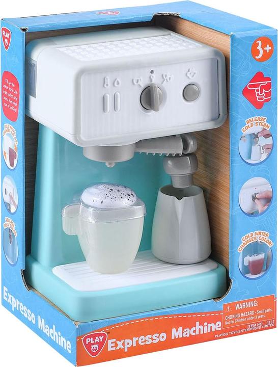 Produktbild Play Espressomaschine Weiss Blau, 3-tlg.
