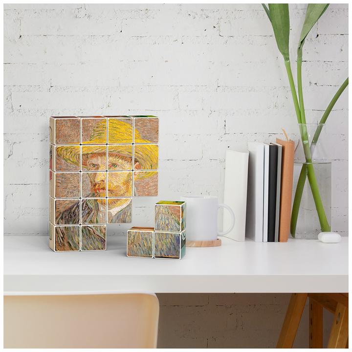 Produktbild Geomag Μαγνητικό Παιχνίδι Κατασκευών Cube Art Msterpieces Selection 12τμχ* PF.331.003.00