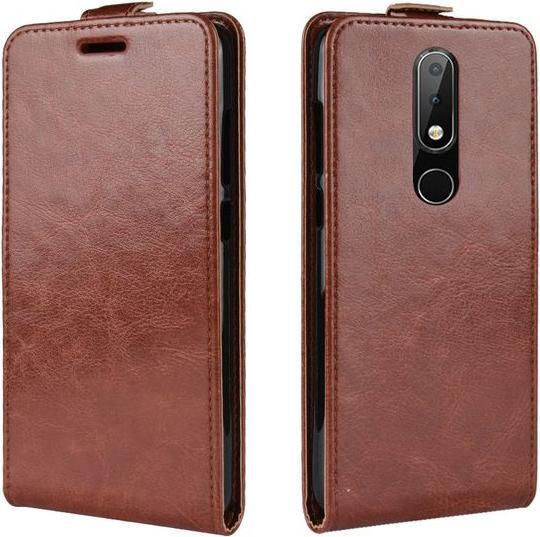Produktbild MU Classic Crazy Horse Leder Flipcase Series (Nokia 5.1 Plus)