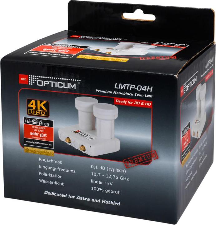 Produktbild Opticum Monoblock Twin Astra-Hotbird (Twin LNB, 40mm)