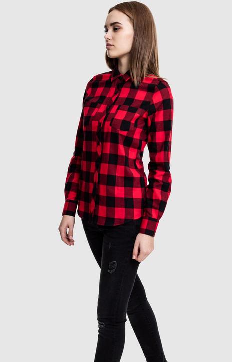 Produktbild Urban Classics Ladies Turnup Checked Flanell Shirt (XS)
