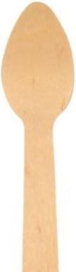 Produktbild Abena Gastro-Line teske, 11cm - brun, birketrae, komposterbar - pakke a 100stk (100 x)