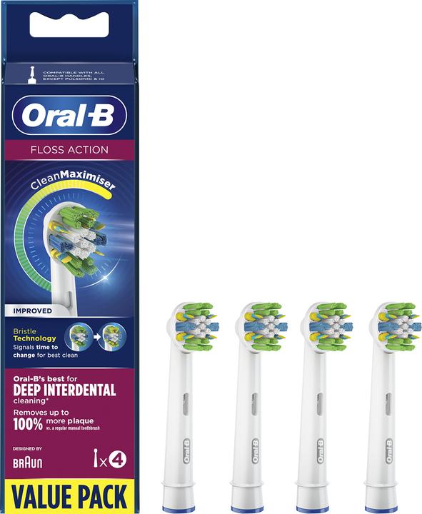 Produktbild Braun Floss Action CleanMaximiser Ersatzbürsten 4 Stk. (4 x)
