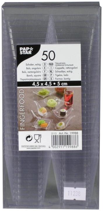 Image du produit Papstar Bol pour aliments pour les doigts (50 x)