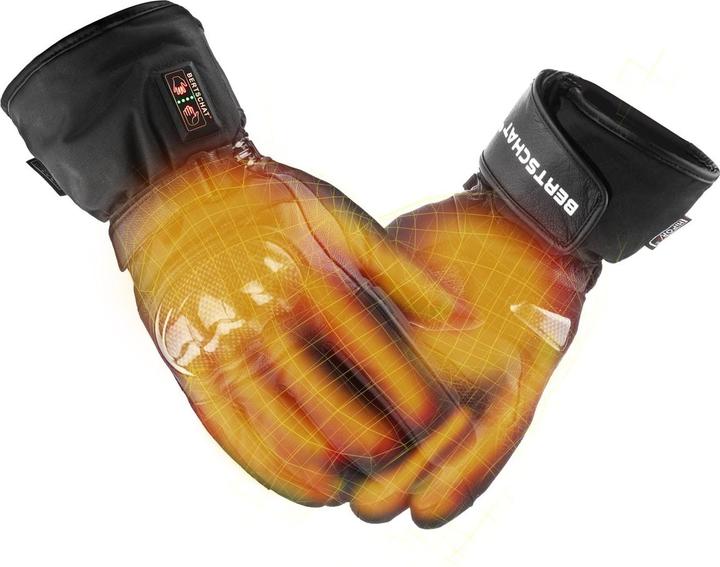 Actual product image Bertschat Heated motorbike gloves Pro Dual Heating (XL)