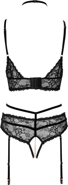 Actual product image Abierta Fina Bra Set black L (L)