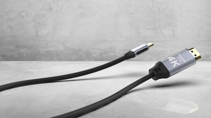 Produktbild Inca USB Kabel ITCH-02TX Typ C > HDMI, 1.4, 4K30Hz, 2m retail (2 m, USB Typ C)