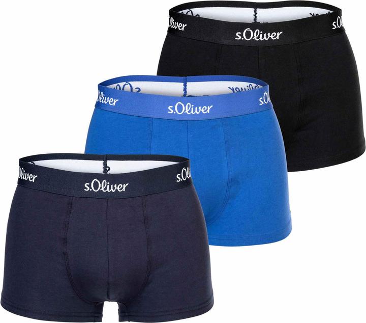 S.Oliver Boxershort Casual Stretch - 19978 (S, 3er Pack)